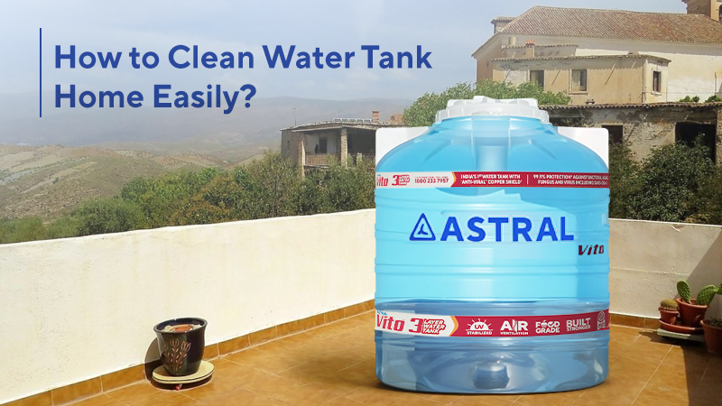 how to clean water tank at home easily