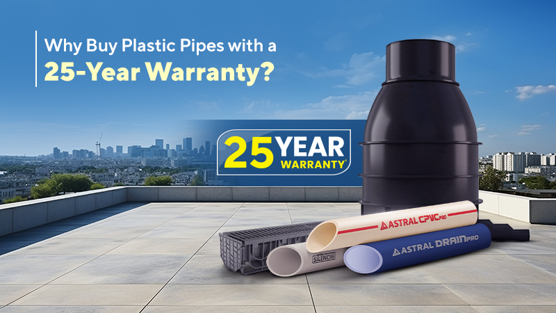 Pipes with a 25-Year Warranty