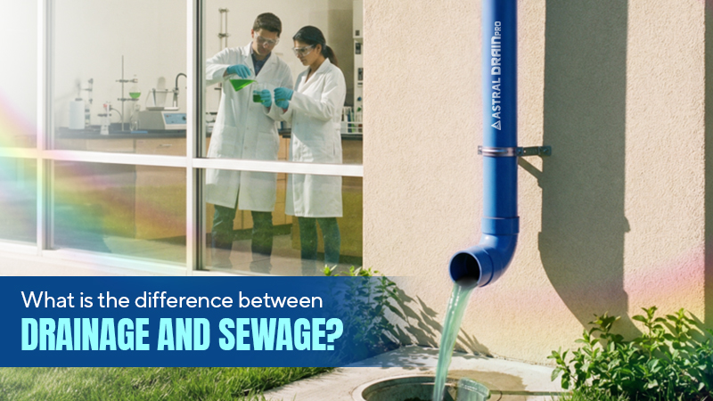Difference Between Drainage and Sewage
